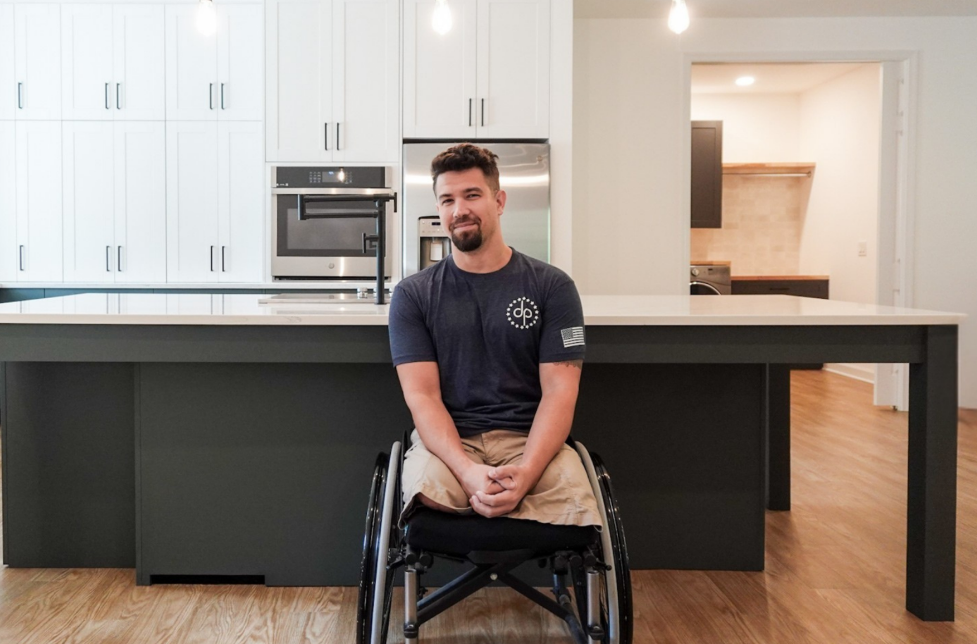 Design Pro Remodeling Military Home Makeover project transforming a veteran’s home with modern accessible design and high-quality finishes